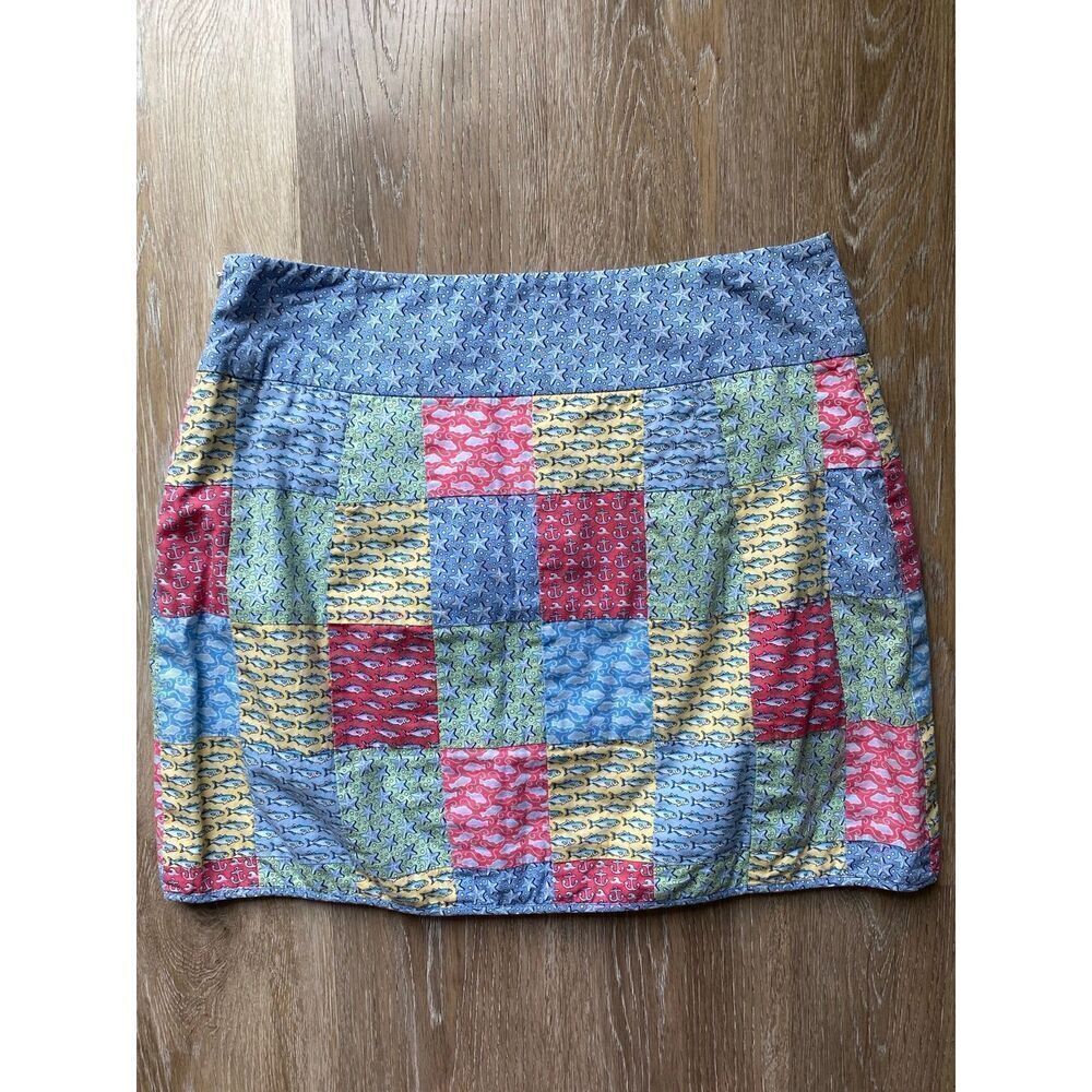 Vineyard Vines Fish Patchwork Skirt - image 1